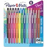 Paper Mate Point Guard Flair Felt Tip Porous Point Pen Stick Medium 0.7 mm Assorted Tropical