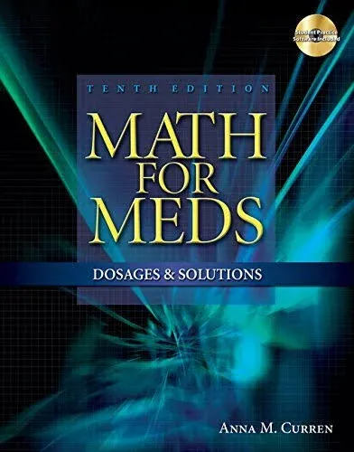 Margaret Witt Anna Curren Curren&#039;s Math for Meds (Paperback) (UK IMPORT)