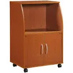 Hodedah Microwave Cart - Beech