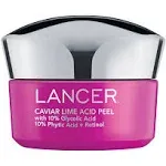 Shop Lancer Caviar Lime Acid Peel, 50ml - One Size In Colorless