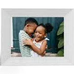 Aura Frames Mason Digital Picture Frame - White Quartz