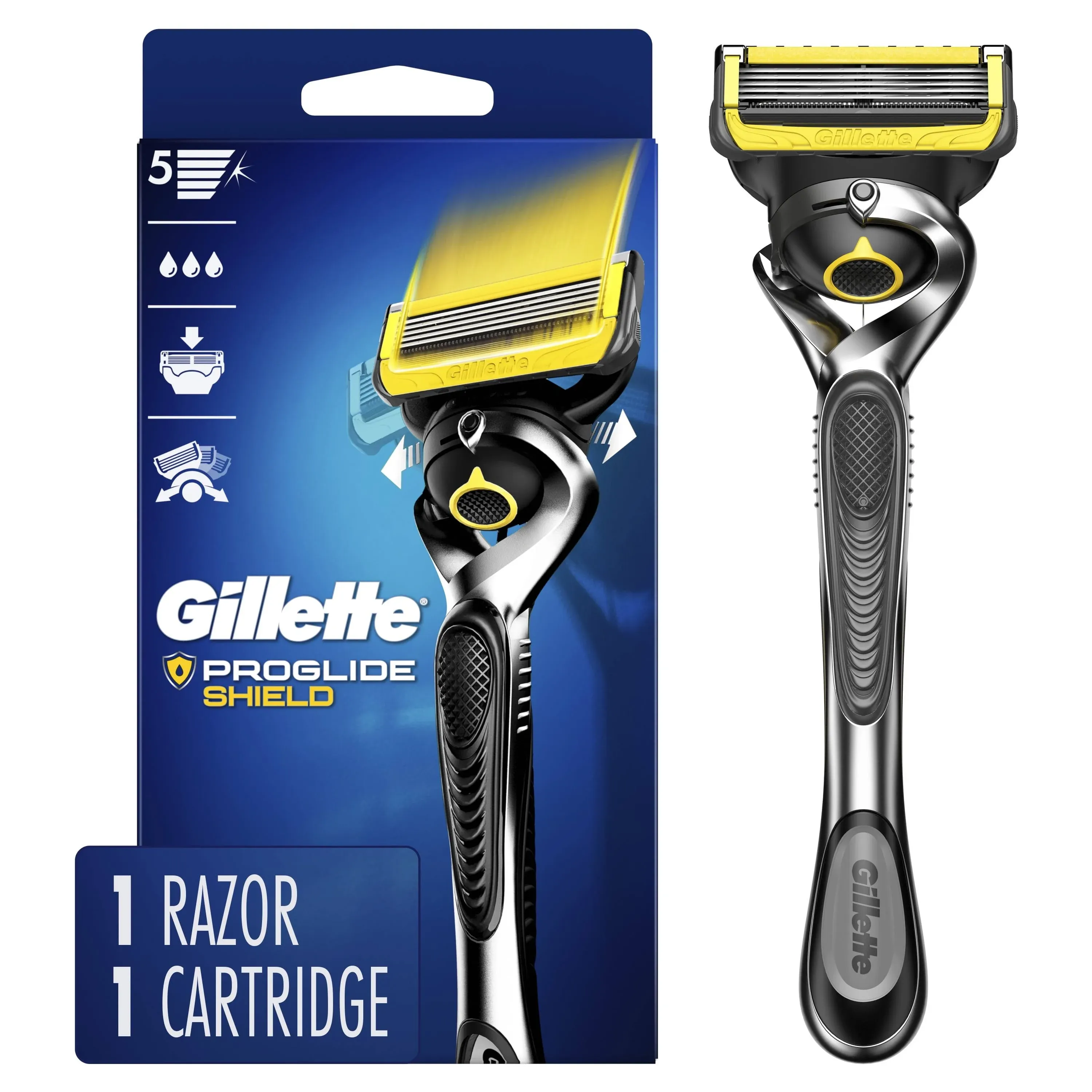 Gillette Fusion5 ProShield Razor with Blade Refill