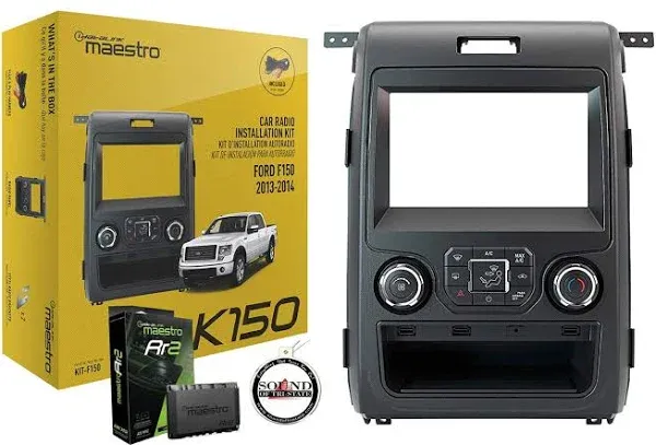 ADS Maestro KIT-F150 Dash Kit and T Harness Compatible with 2014-up Dodge Durango Bundled with + (1) ADS-MRR2 Interface Module