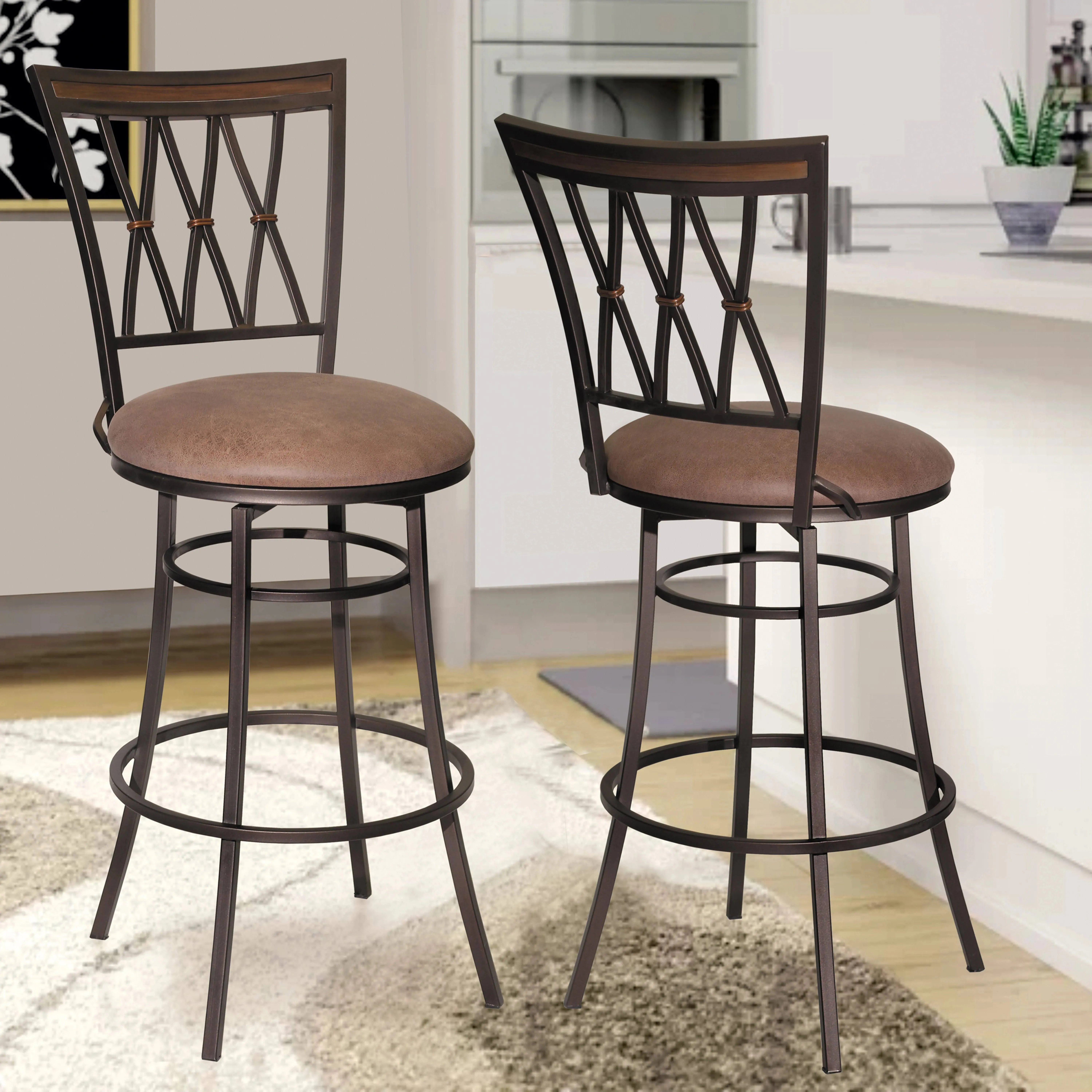 Steve Silver Sedona Swivel Barstool