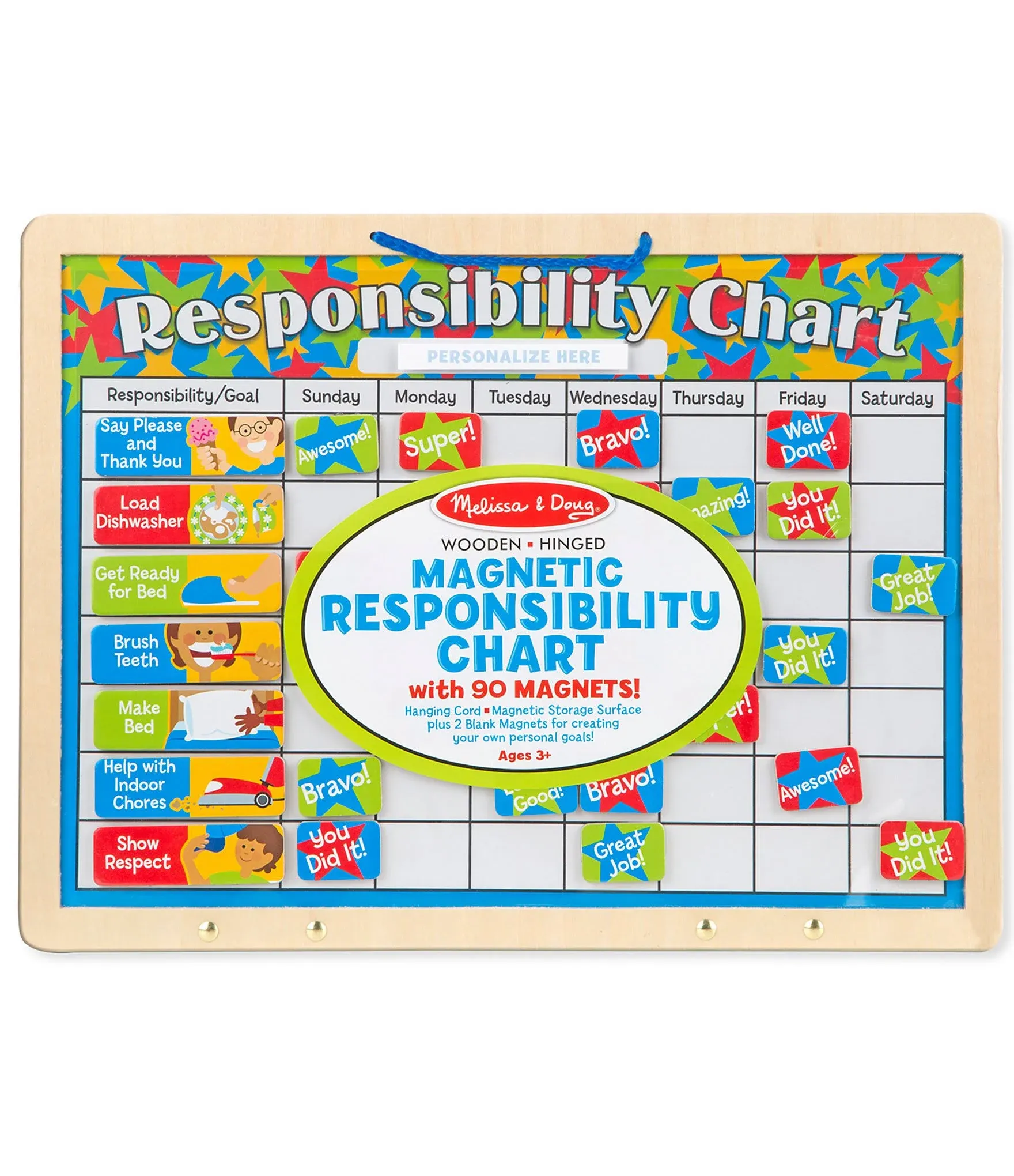 Melissa & Doug Magnetic Responsibility Chart