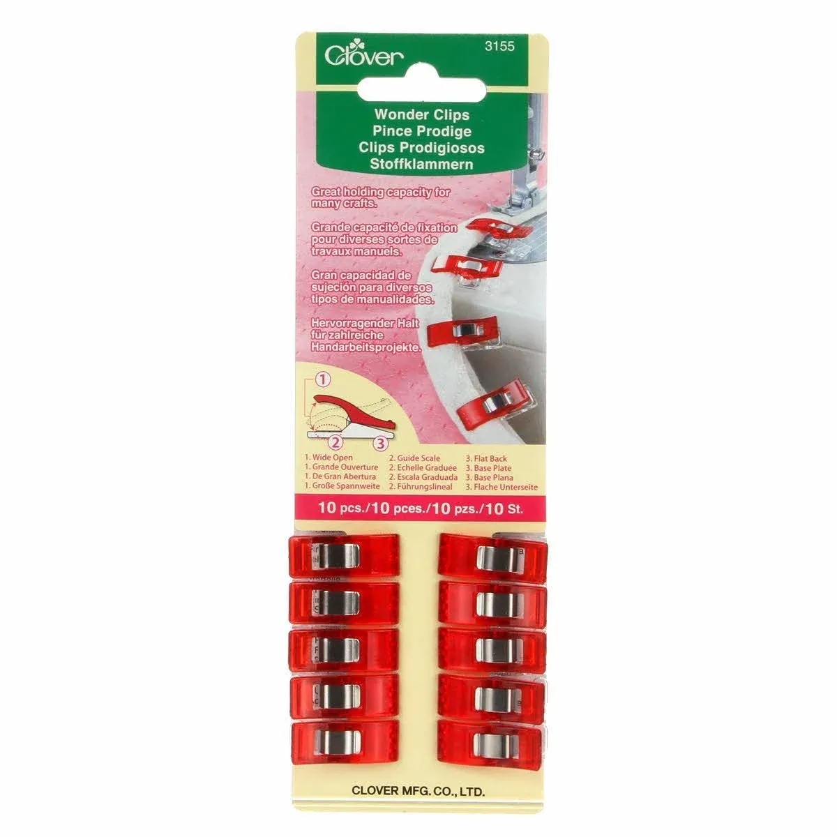 Clover Wonder Clips (Regular and Jumbo sizes)