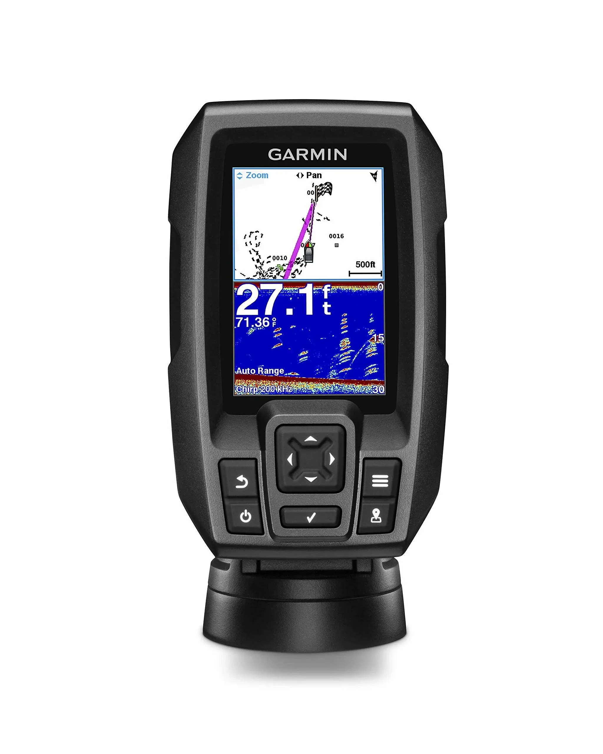 Garmin Striker 4 3.5&#034; Fishfinder with Built-In GPS and Chirp Sonar NEW OPEN BOX