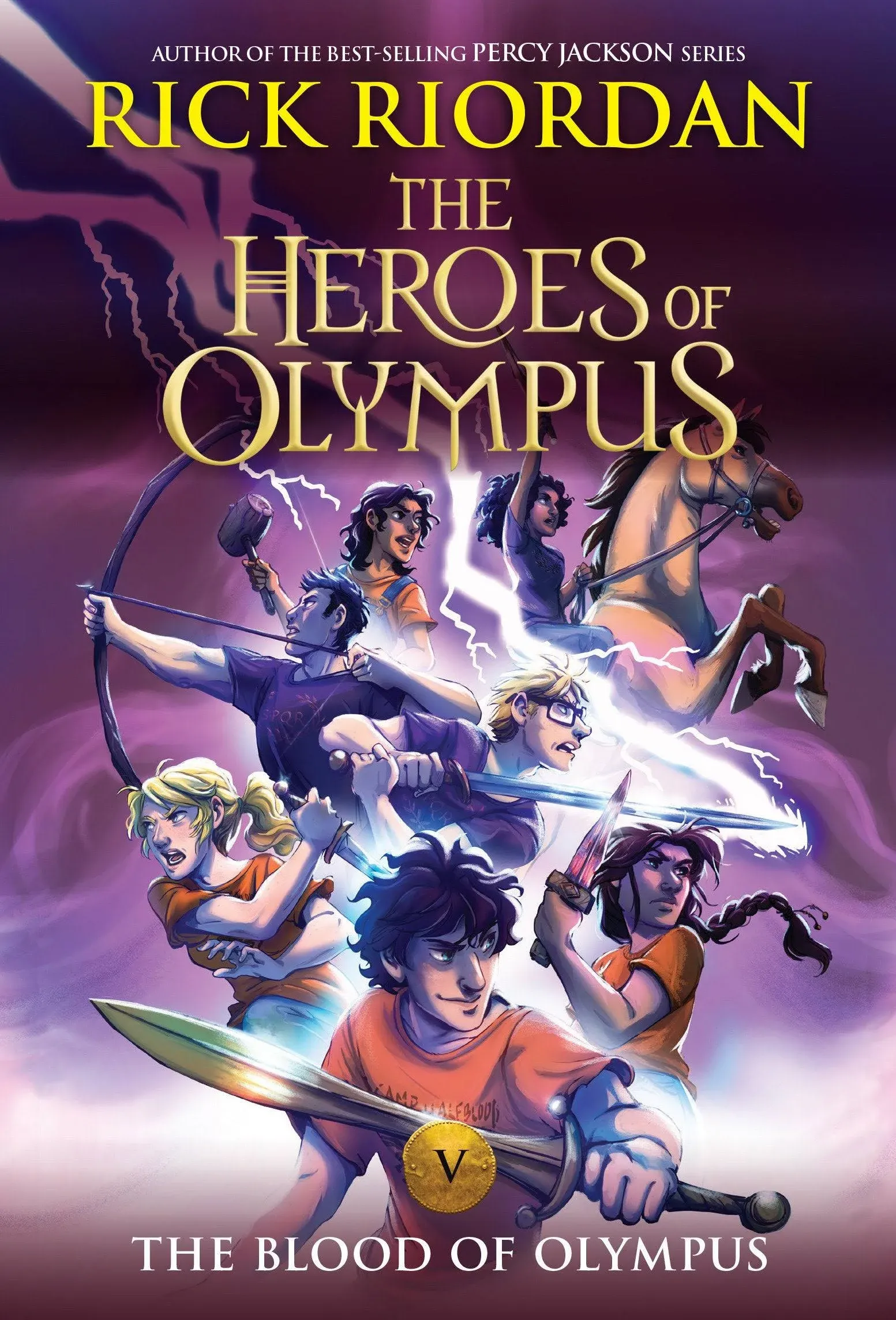 The Heroes of Olympus, Book Five The Blood of Olympus (new Cover) [Book]