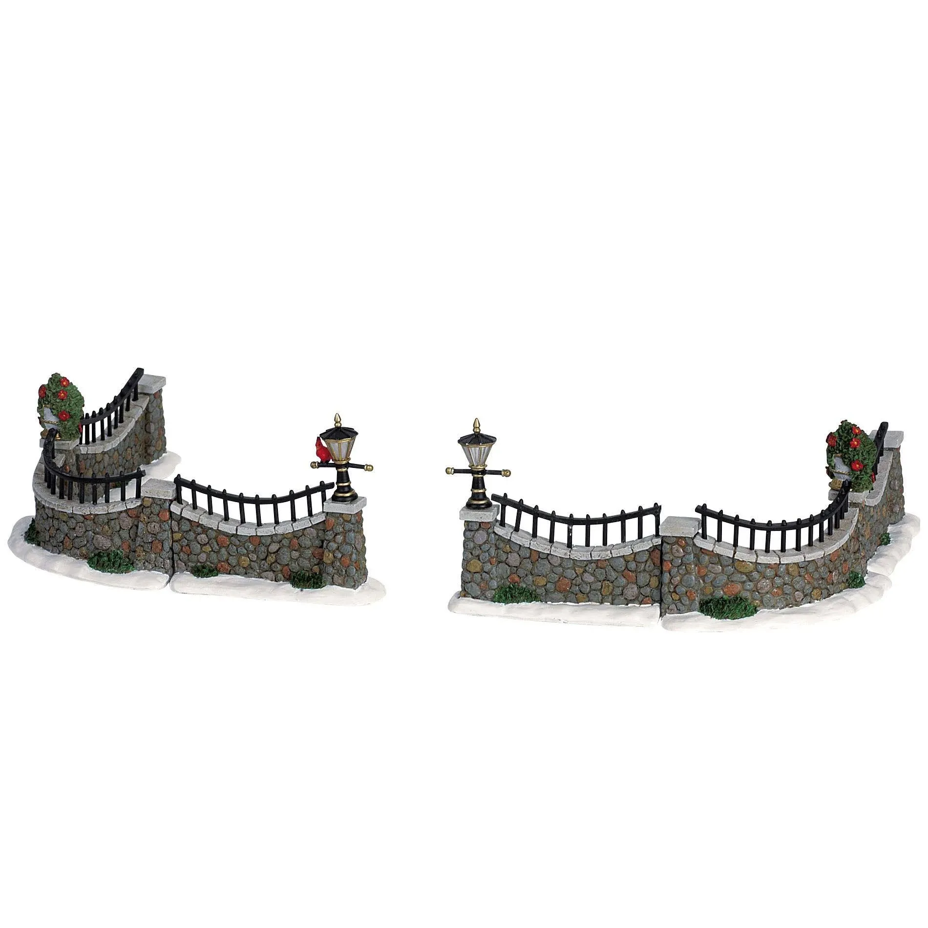 Lemax Village Collection Stone Wall Set of 6 #63576