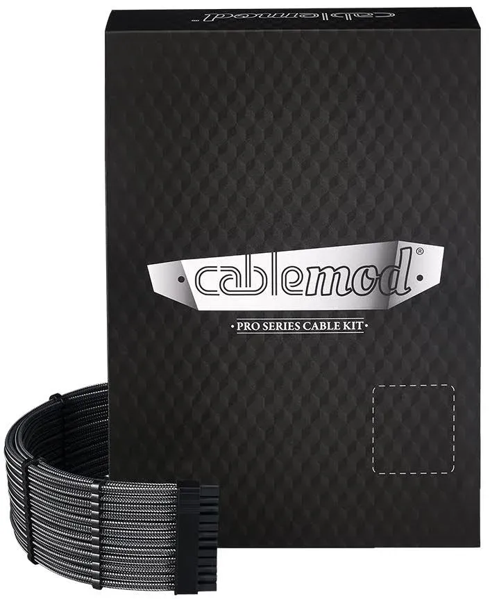 CableMod RT-Series Pro ModMesh Sleeved 12VHPWR Dual Cable Kit for ASUS/Seasonic/Phanteks (Black)