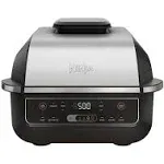 Ninja Eg201 Foodi 6-in-1 Indoor Grill with Air Fryer, BlackSilver