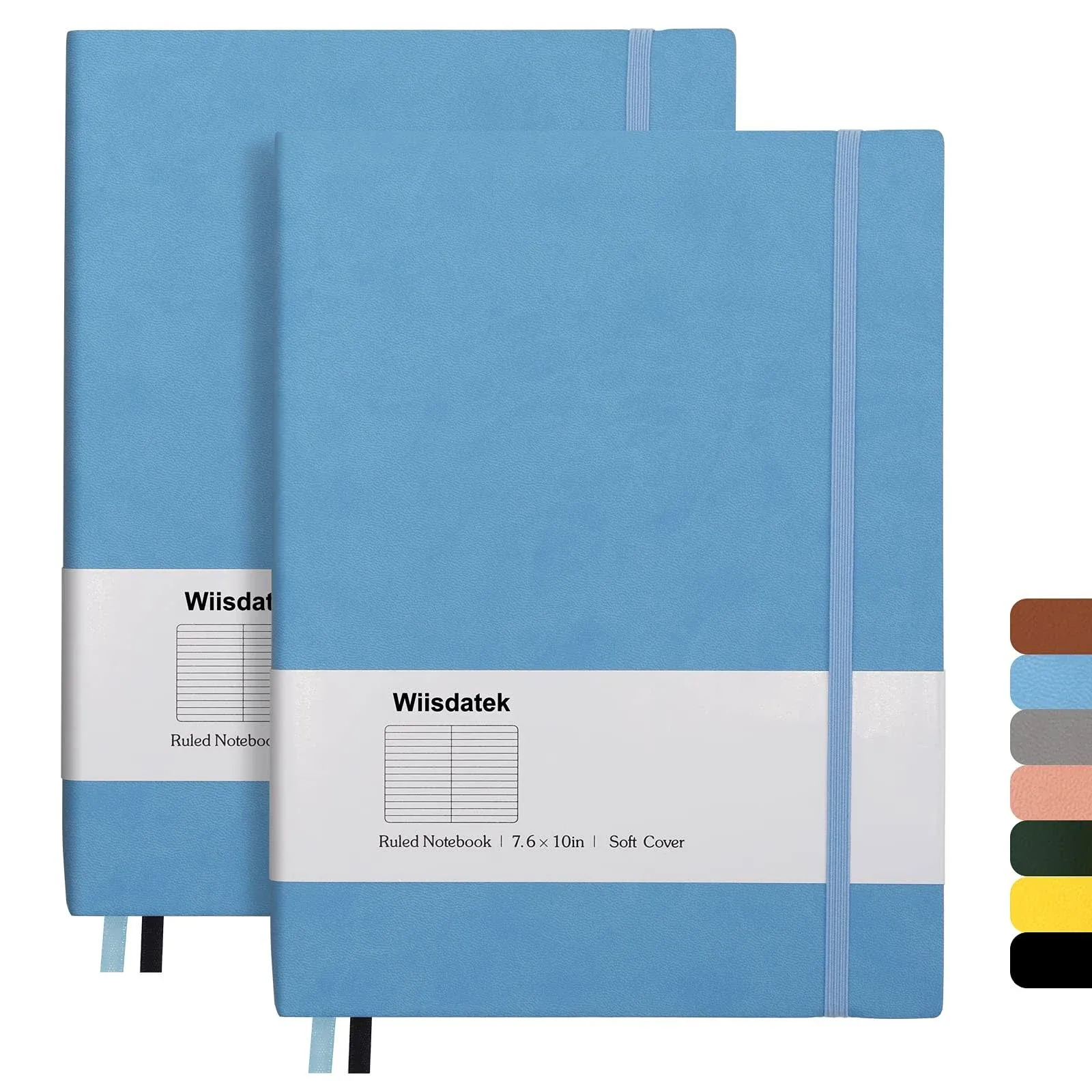 Wiisdatek B5 College Ruled Notebooks - 2 Pack B5 Large Journal Notebooks with 376 ...