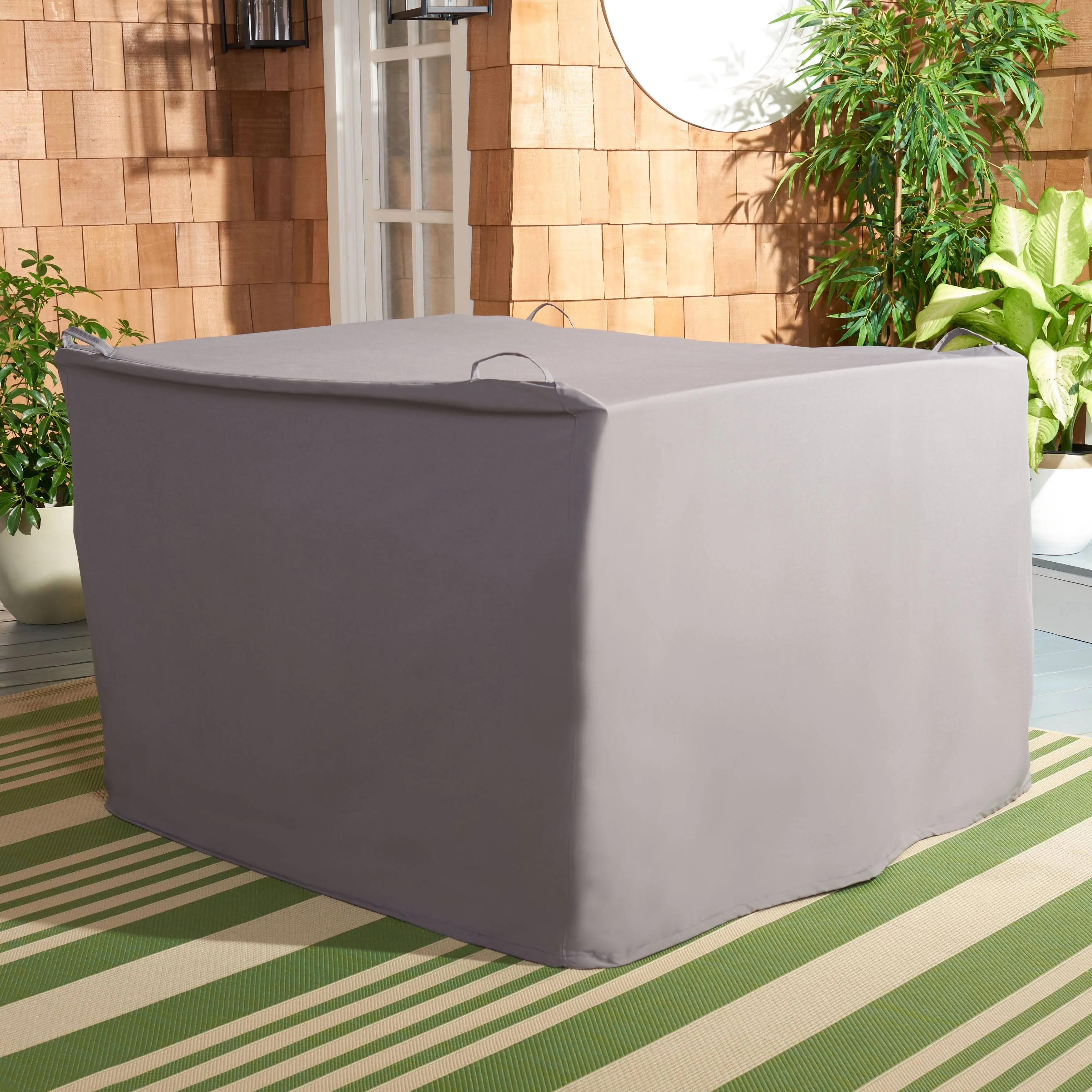 Safavieh Burbank 4 PC Outdoor Set Cover - Grey