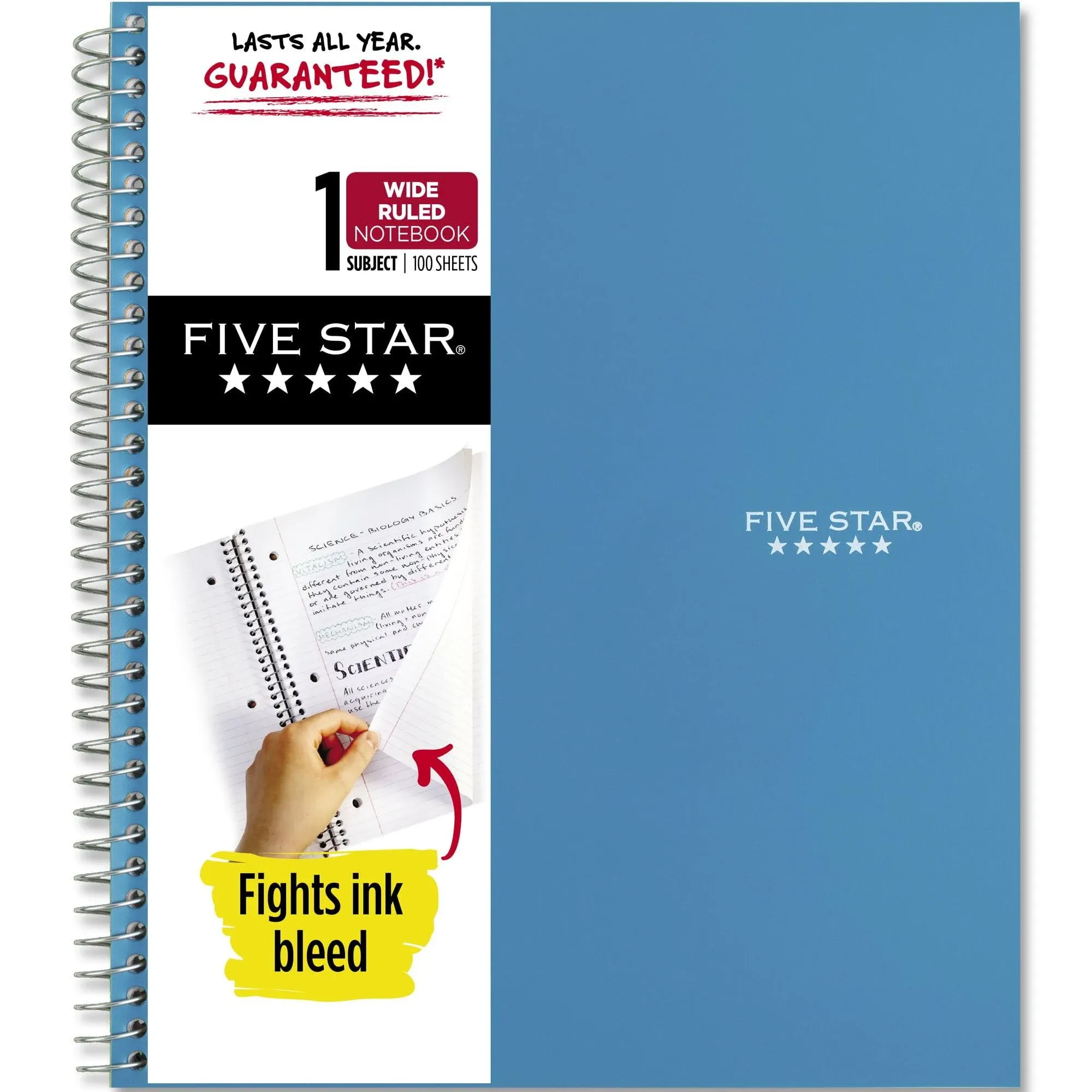 Five Star Trend Wirebound Wide Ruled Notebook