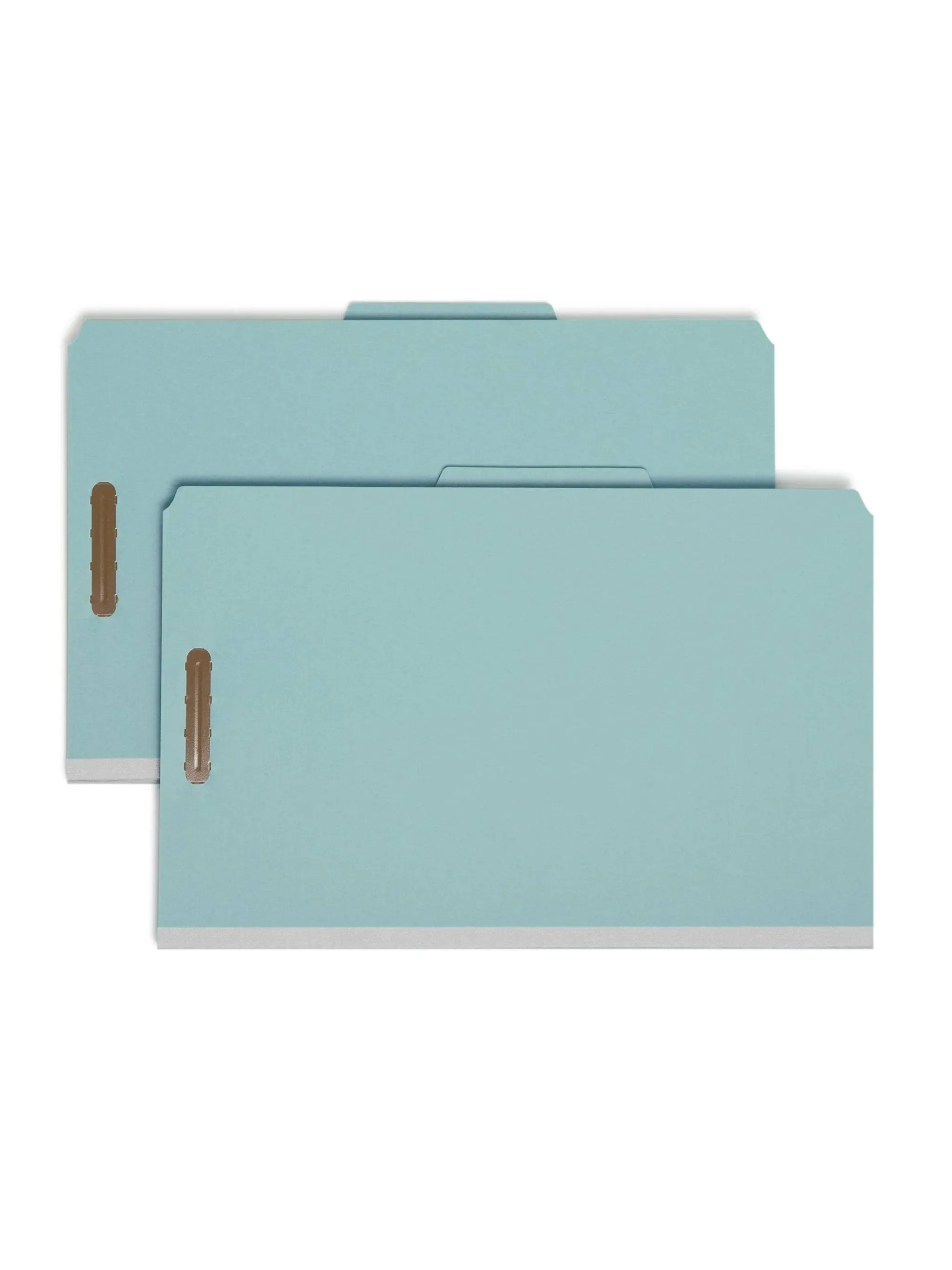 Smead Pressboard Classification File Folders, 2 Dividers, 2 inch Expansion