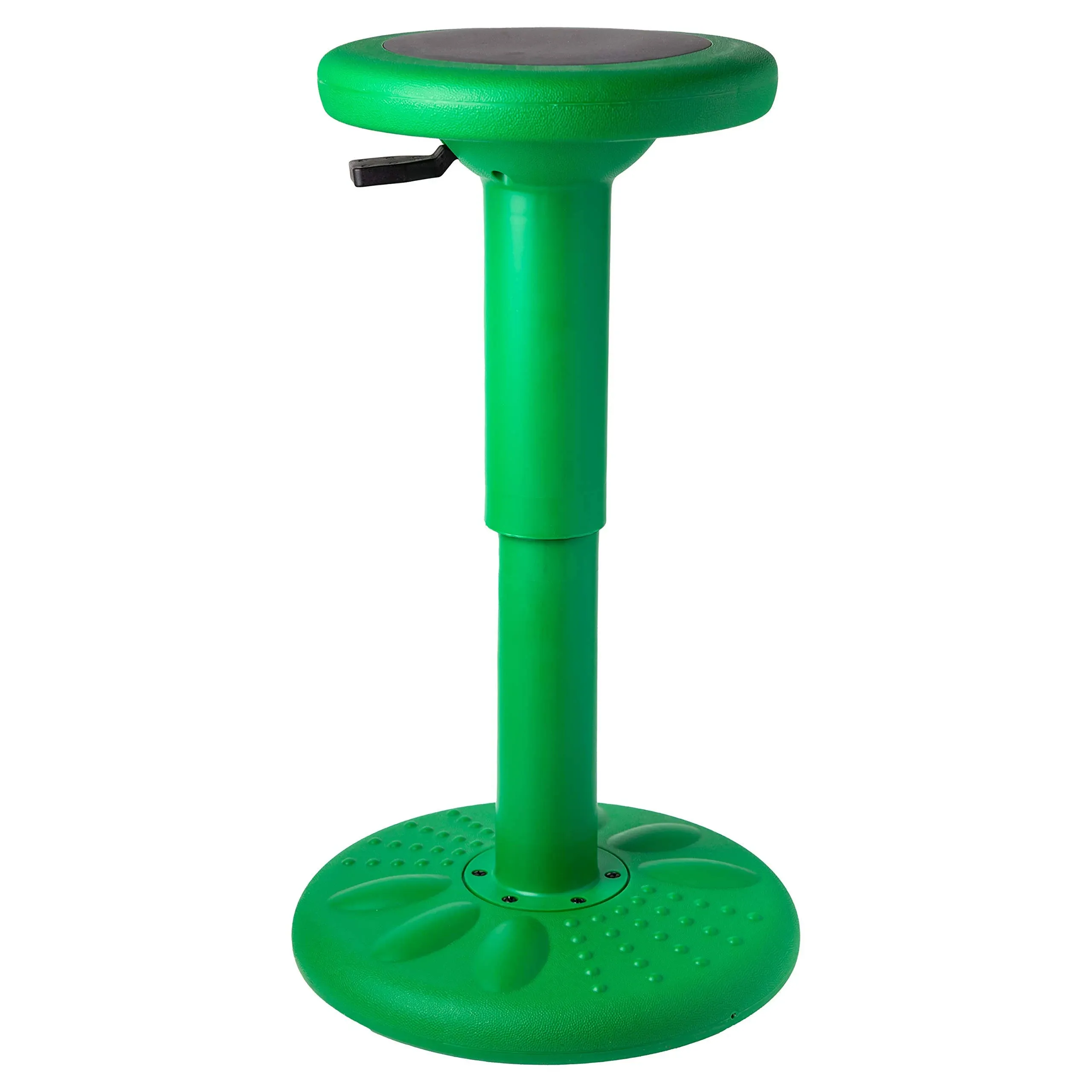 Active Chairs Adjustable Wobble Stool for Kids, Flexible Seating Improves Focus and Helps ADD/ADHD,  16.65-23.75-Inch Chair, Ages 13-18, Green