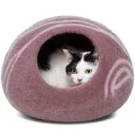 MEOWFIA Premium Felt Cat Bed Cave - Handmade 100%  Assorted Sizes , Colors 