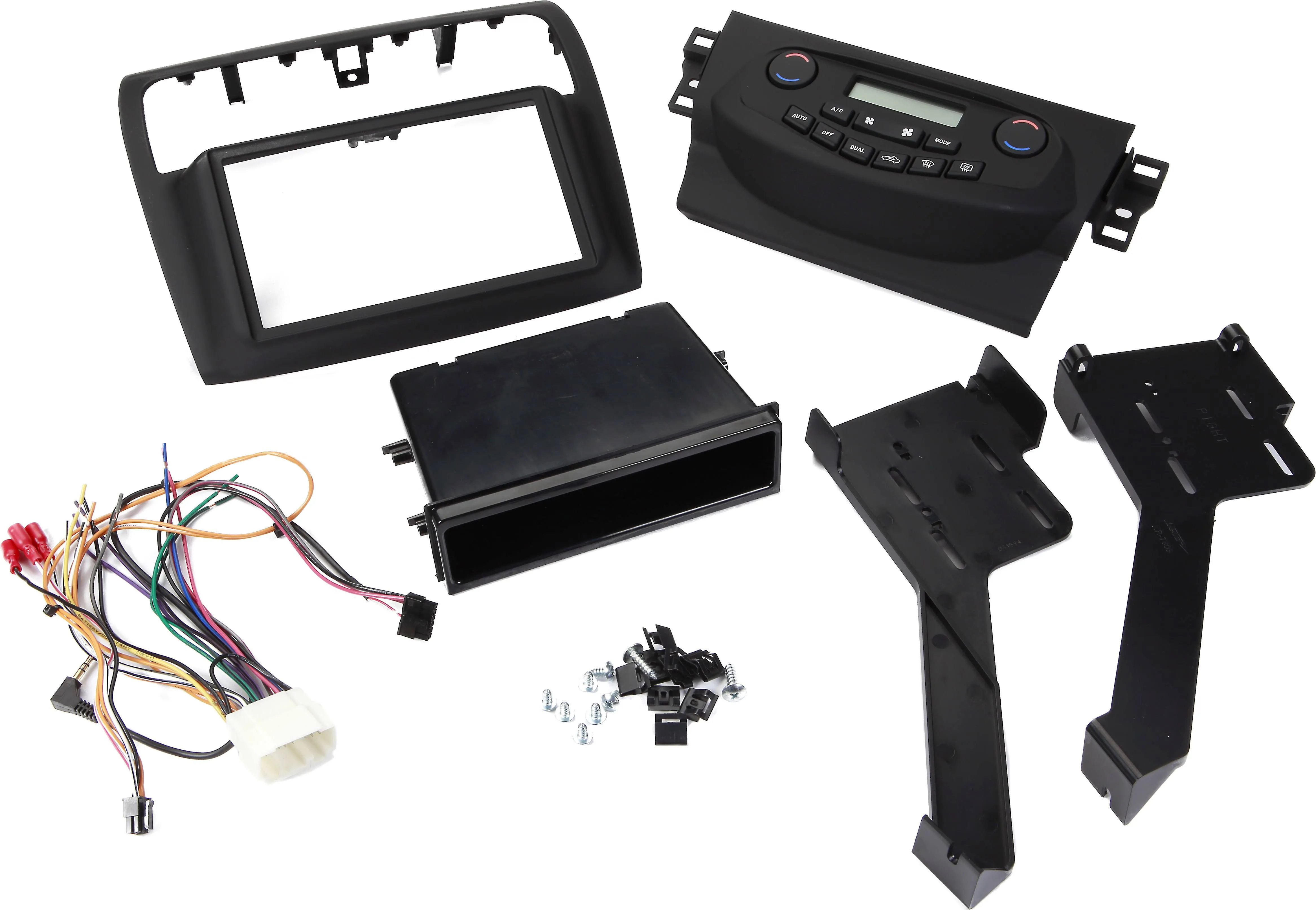 Metra Compatible with Radio, 99-7809B Double/Single DIN Dash Kit for 2004 - 2008 Acura TSX without Navigation (Matte Black)