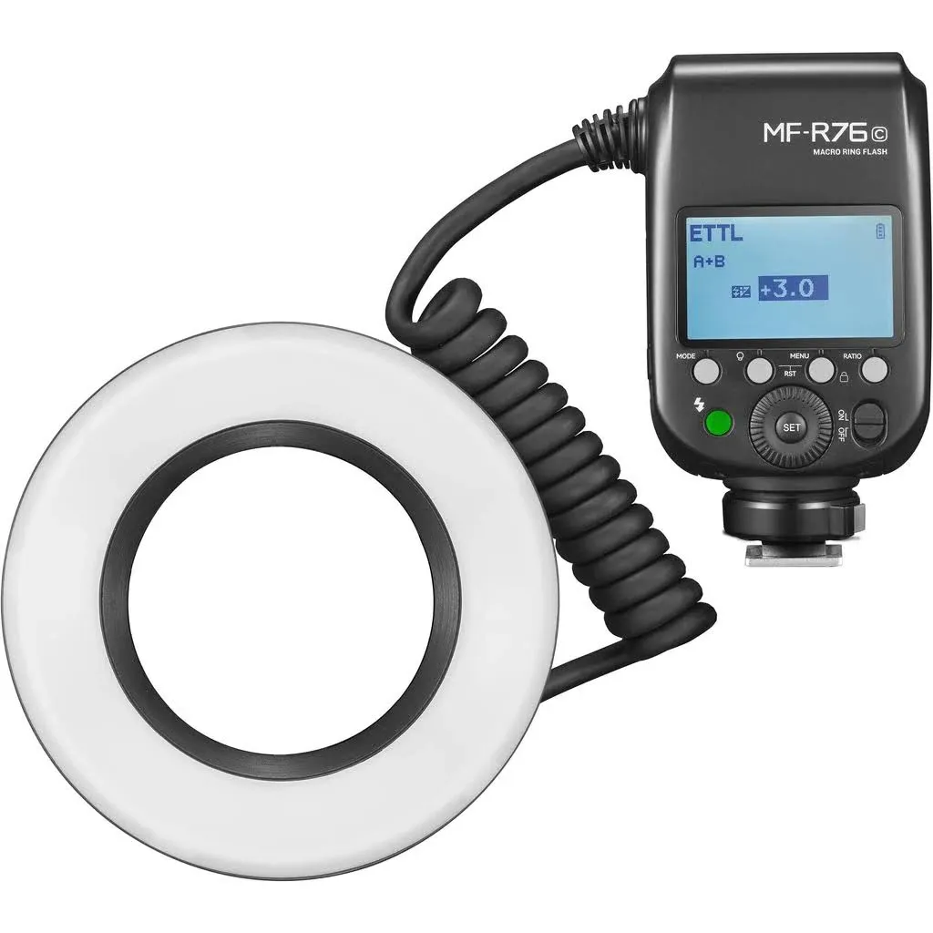 Godox Mf-r76c TTL Macro Ring Flash for Canon