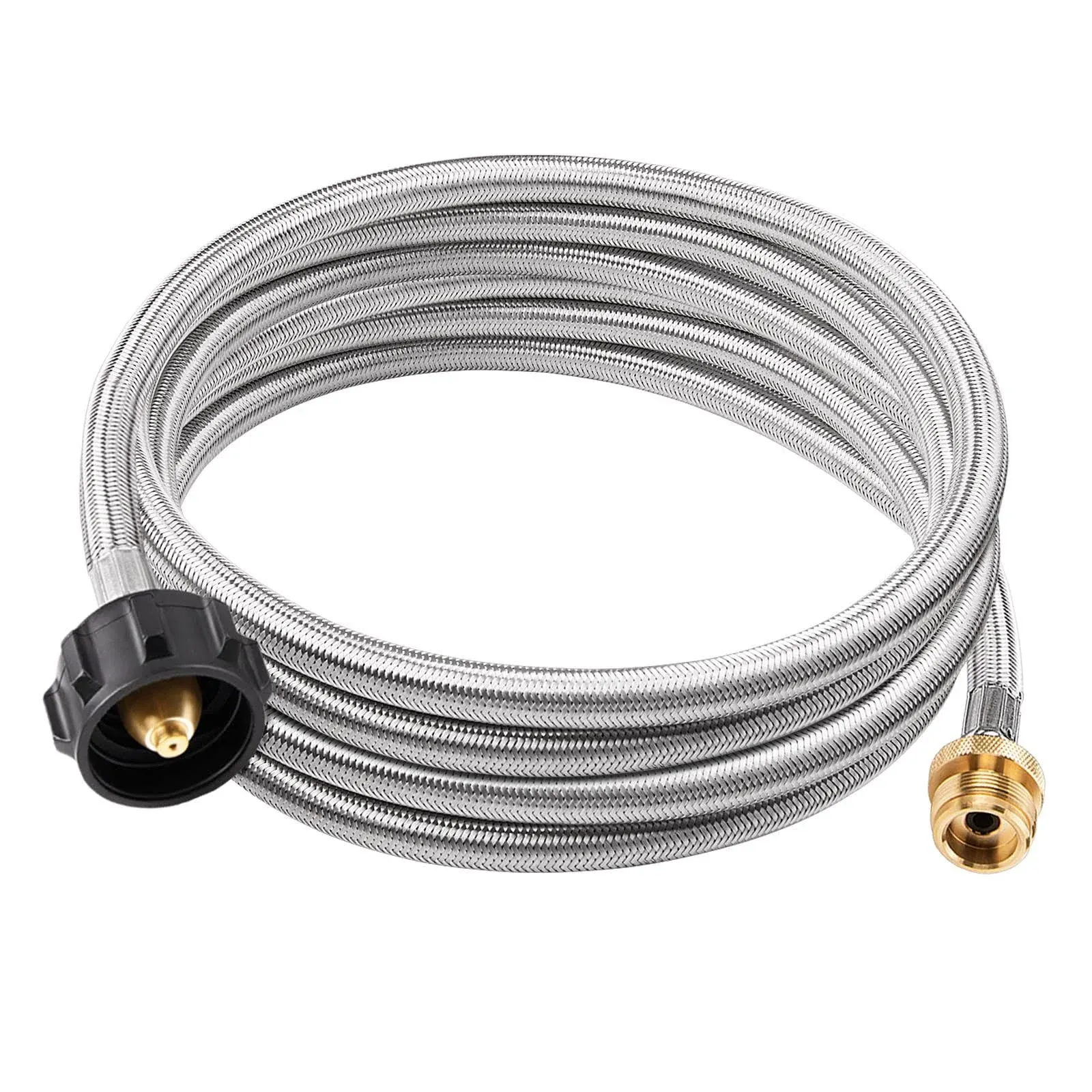 Shirbly Stainless Steel Propane Adapter Hose, 1lb to 20lb Propane Conversion for ...