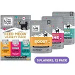 I and Love and You Feed Meow Cat Food 12ct Variety Pack