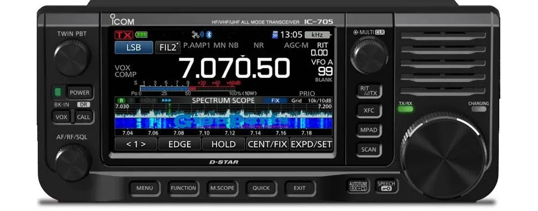 ICOM IC-705 HF/50/144/430M<wbr/>Hz 10W All Mode Portable Transceiver Ham Radio NEW