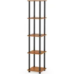 Furinno Turn-N-Tube 5-Tier Corner Square Rack Display Shelf