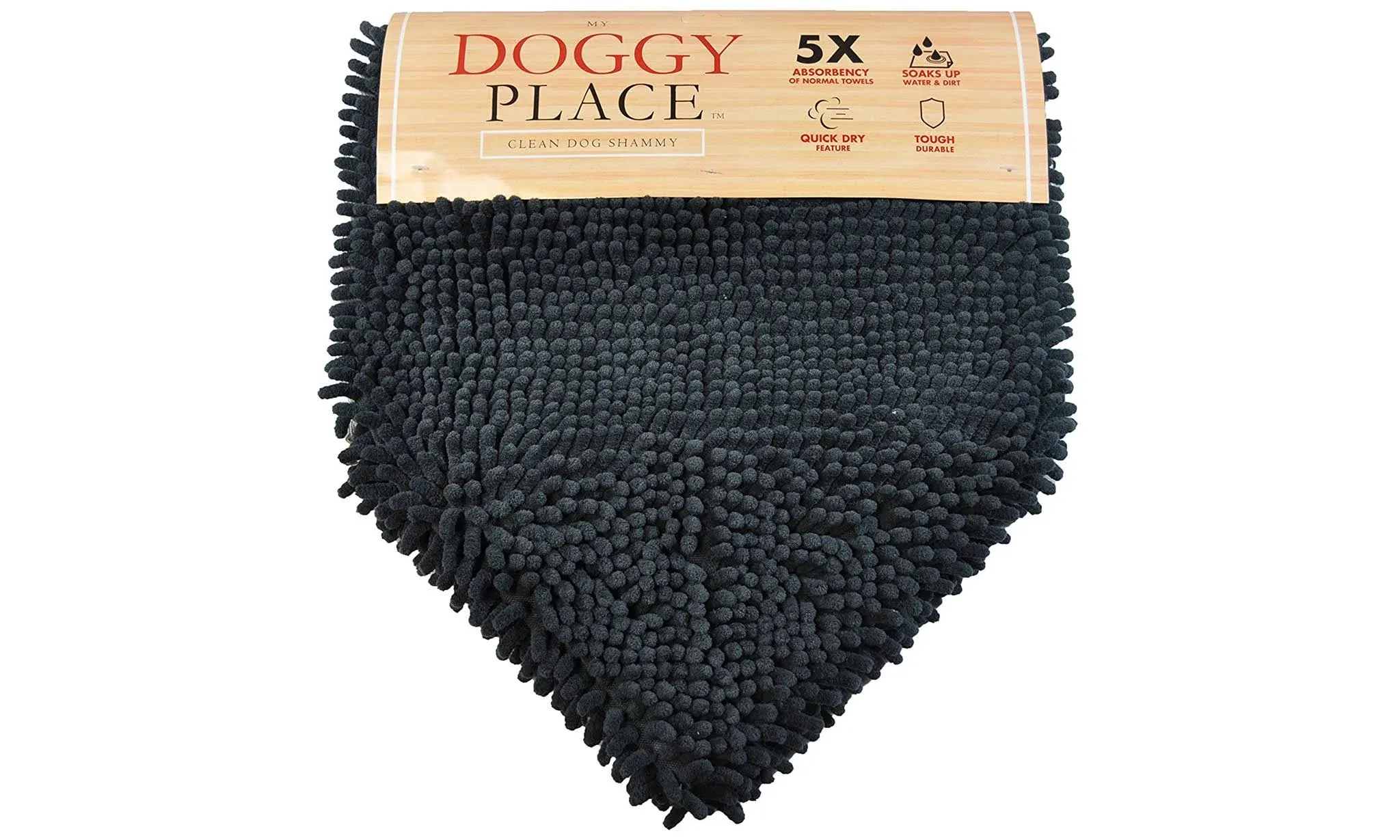 My Doggy Place - Ultra Absorbent Microfiber Chenille Dog Bath Dry Shammy Towel ...