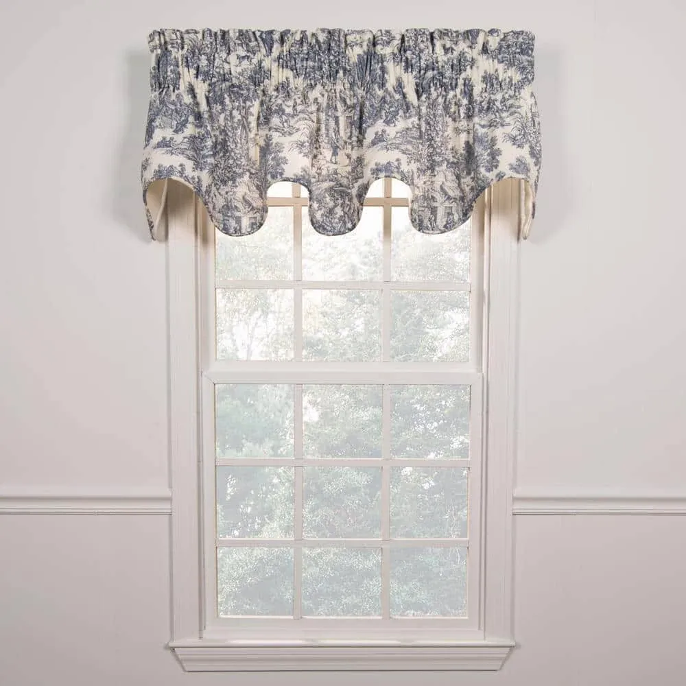 Ellis Curtain Victoria Park Lined Scallop Valance