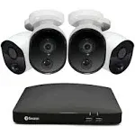 Swann 4-Channel 64GB DVR Security System with 4 1080p Wired Bullet Cameras