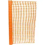 4 ft. X100 ft. Orange Temporary Reusable Plastic Mesh Safety Roll Garden Fence