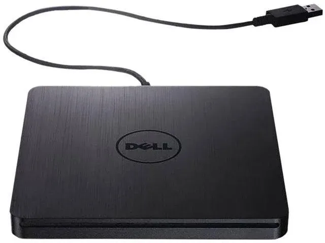 Dell - USB Slim DVD+/- RW Drive - Plug and Play - DW316