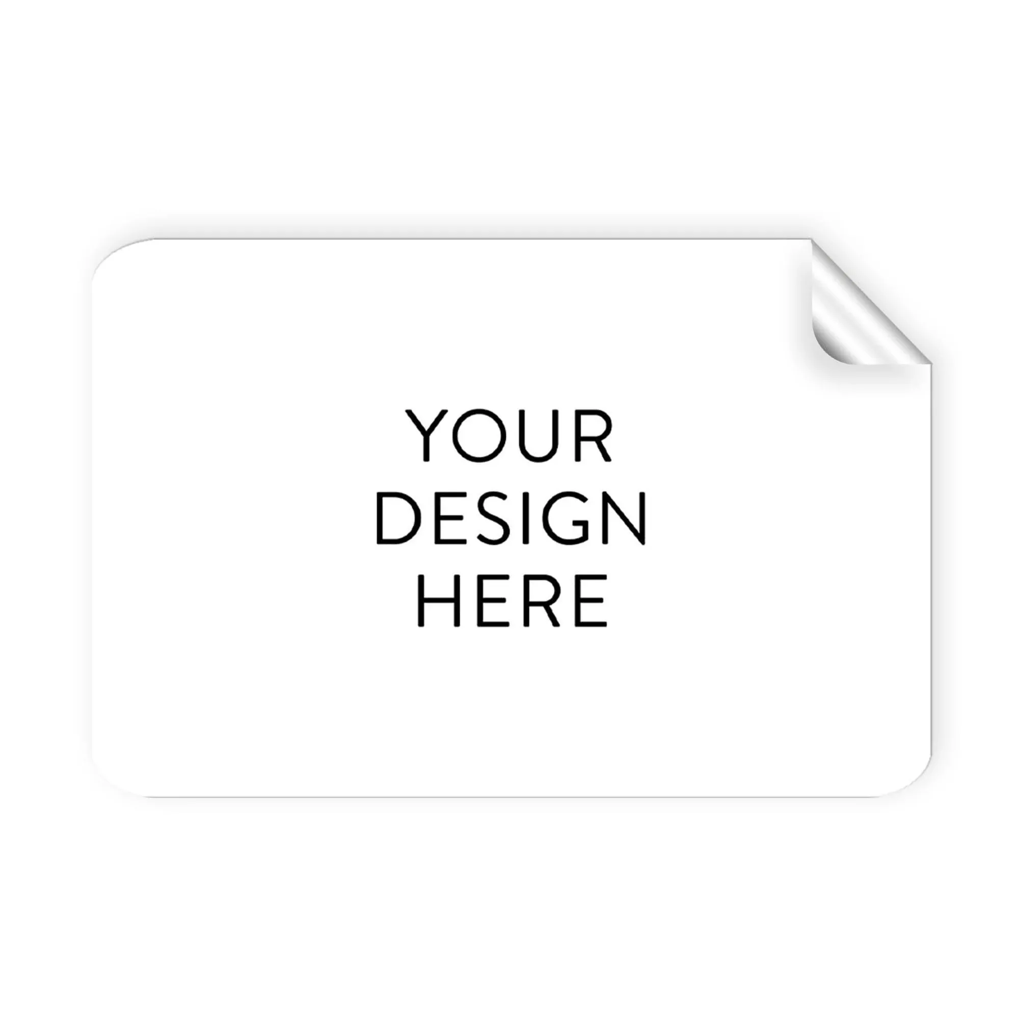 5-1000 Custom Vinyl Stickers - Upload Your own Image, Text, Design, Logo - Personalized Logo Labels for Handmade, Packaging, Bottle, Jars, Candle, Brand Stickers (White, 5x3)