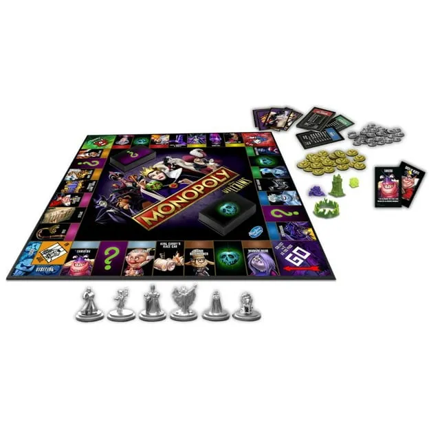 Disney Villains Edition Monopoly Board Game