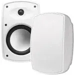 AP650 6.5&#034; Outdoor White Speaker Pair 150W, Swivel Mount, IP54 Weather Resistant