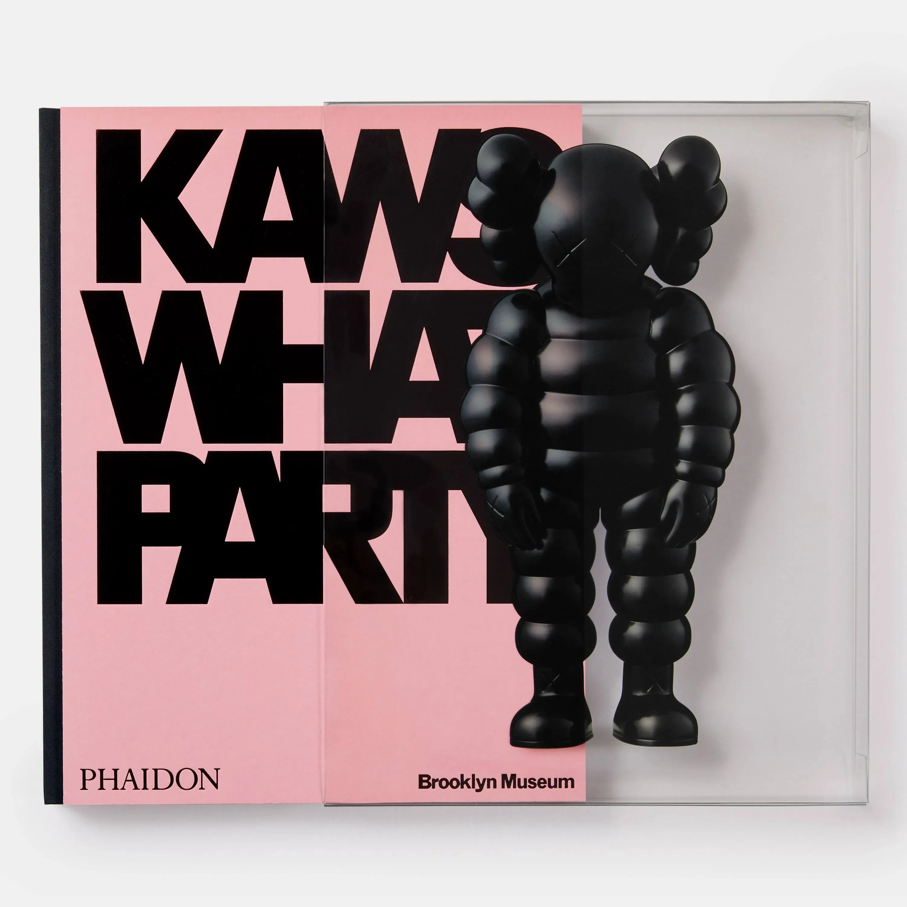 KAWS : WHAT PARTY (Black on Pink Edition) - KAWS, Phaidon