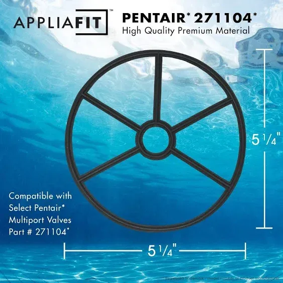 APPLIAFIT Diverter Spider Gasket Compatible with Pentair 271104