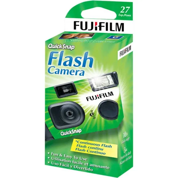 FUJIFILM One Time Use 35mm Camera with Flash 7033661