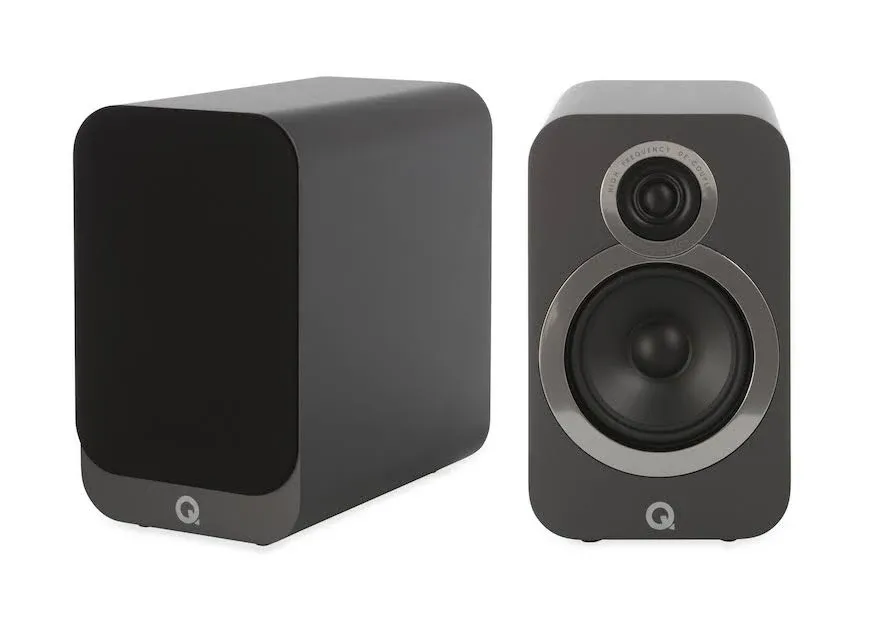 Q Acoustics 3020i BookShelf Speakers - Pair Graphite Grey by Ayreborn