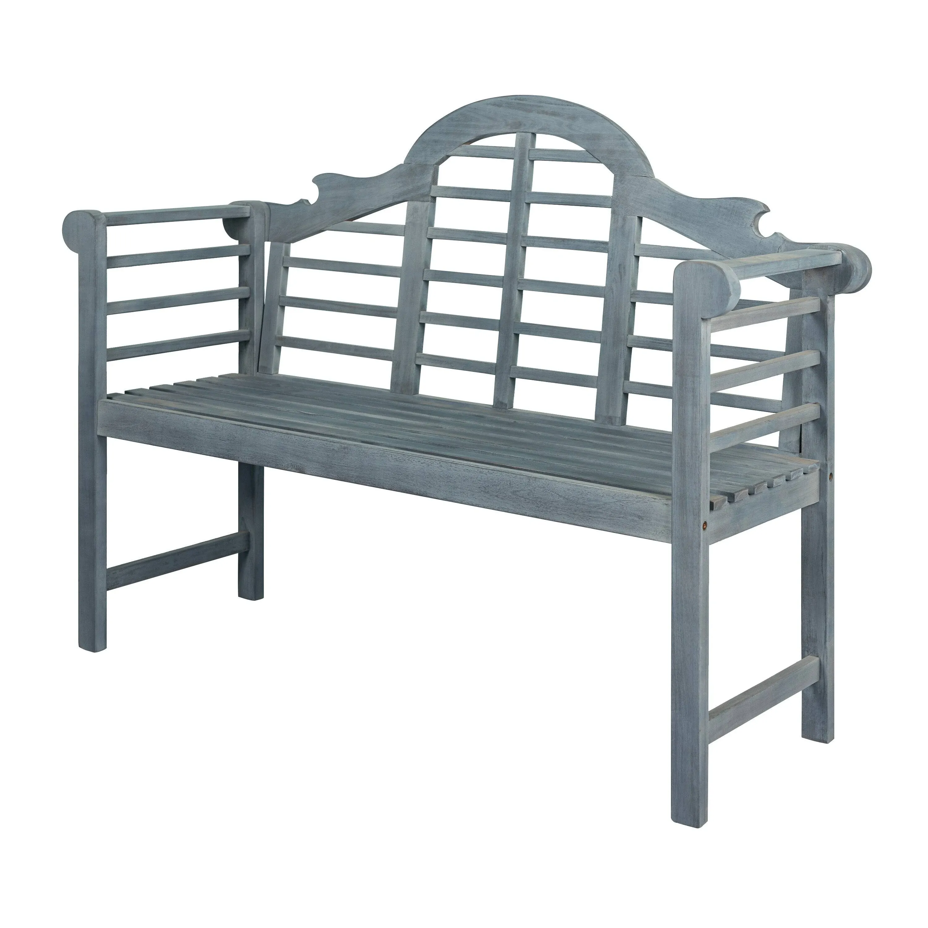 Plow & Hearth Lutyens Wood Garden Bench