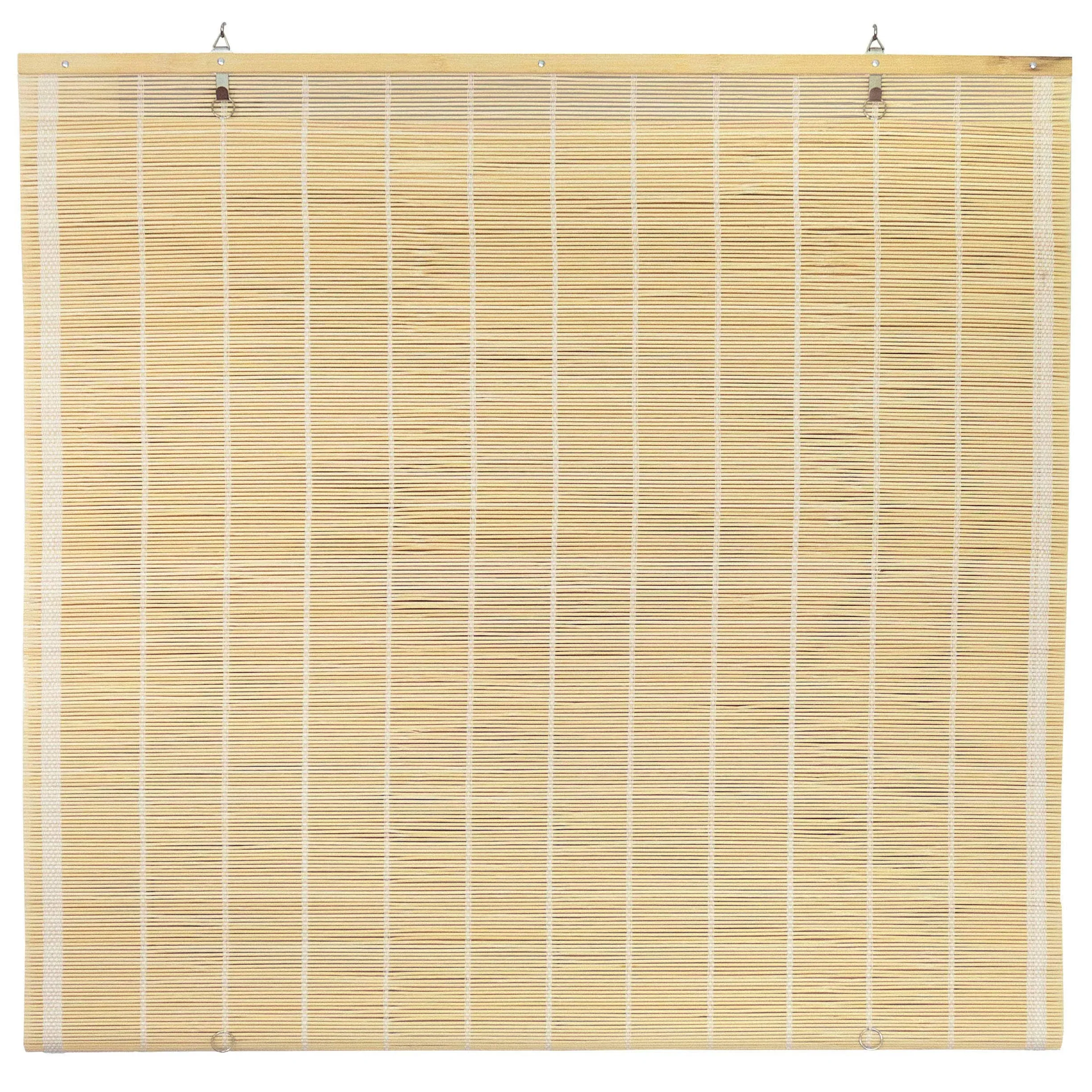 Oriental Furniture Matchstick Cordless Window Shade - Natural 72" W