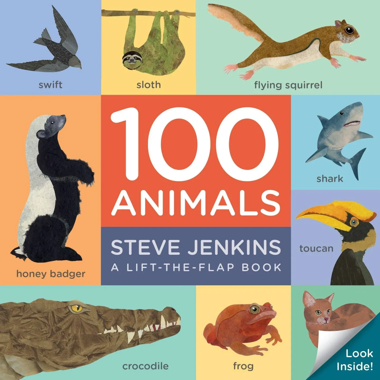 100 Animals Board Book: Lift-The-Flap [Book]