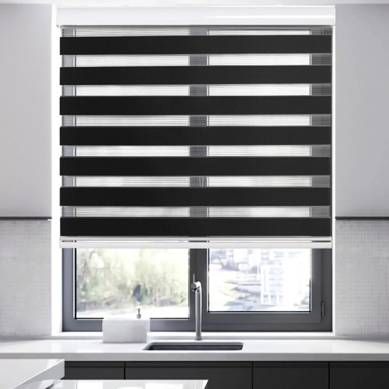 Joydeco Cordless Zebra Blinds