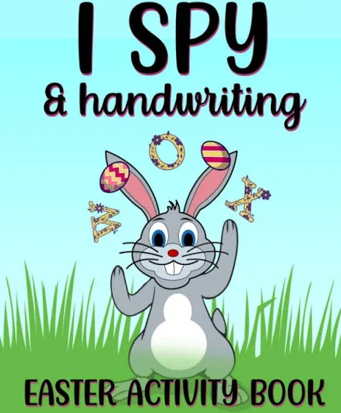 I Spy & Handwriting Easter Activity Book: A Fun Educational Easter Present For ...