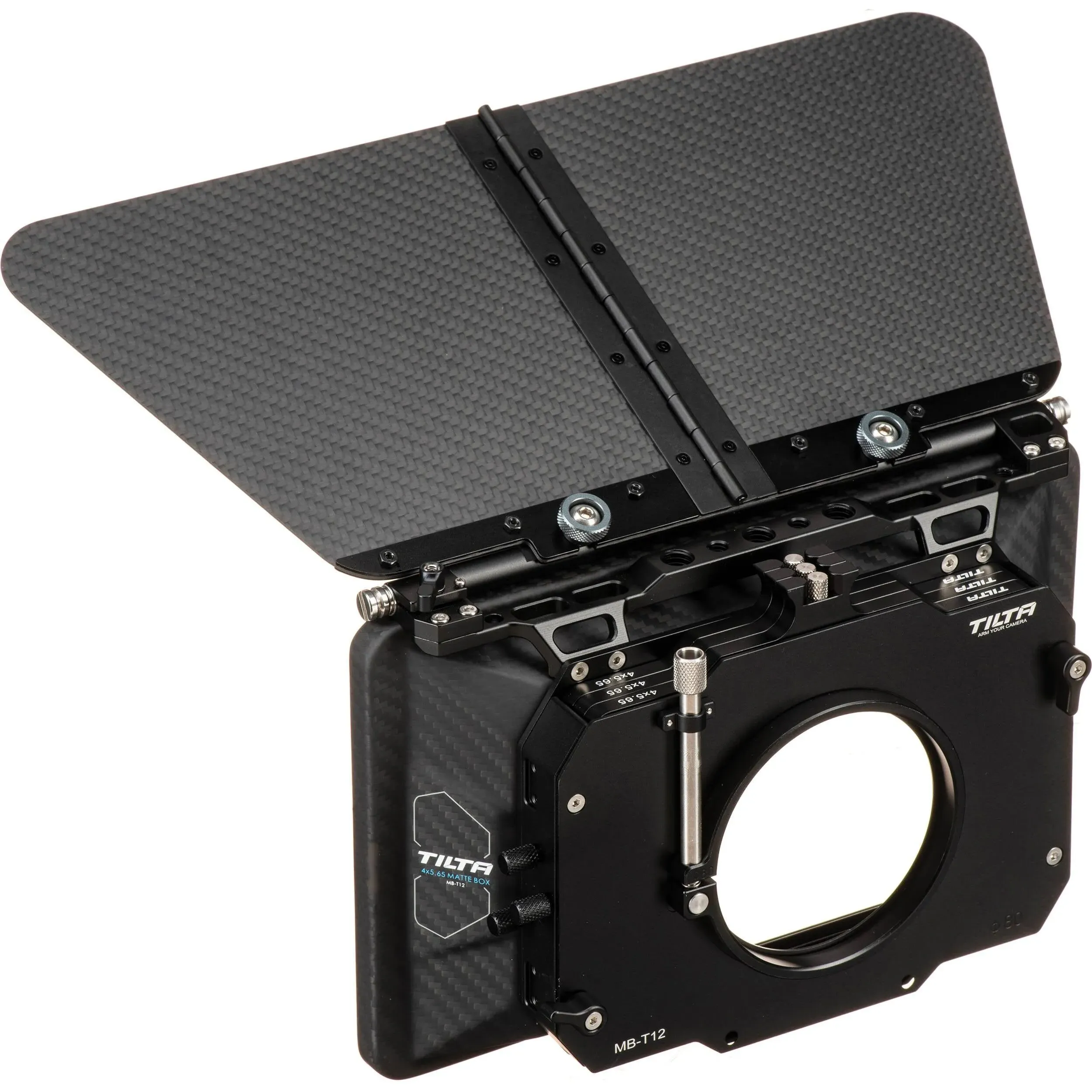 Tilta 3-Stage 4 x 5.65" Carbon Fiber Clip-On Matte Box (80mm Back)