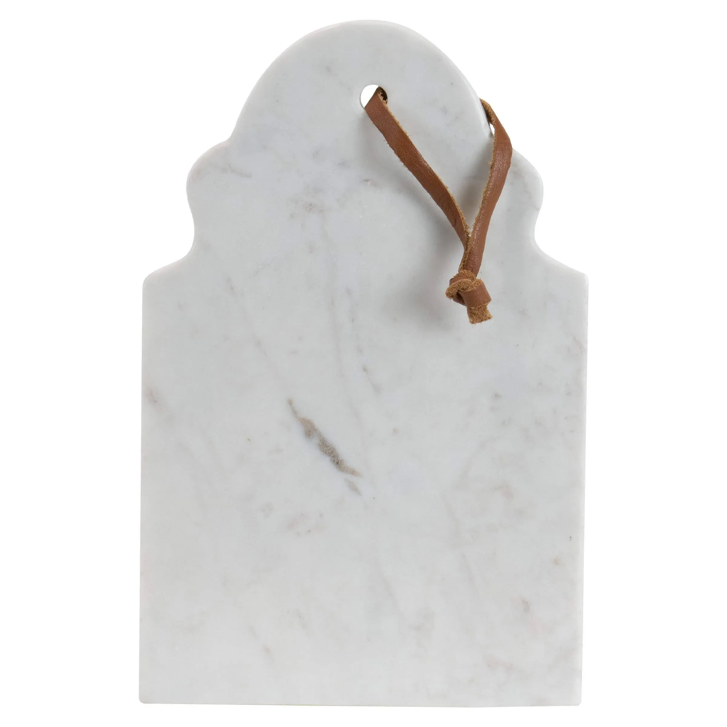 Foreside Home & Garden Small Cutting Board White Marble Kitchen Serving