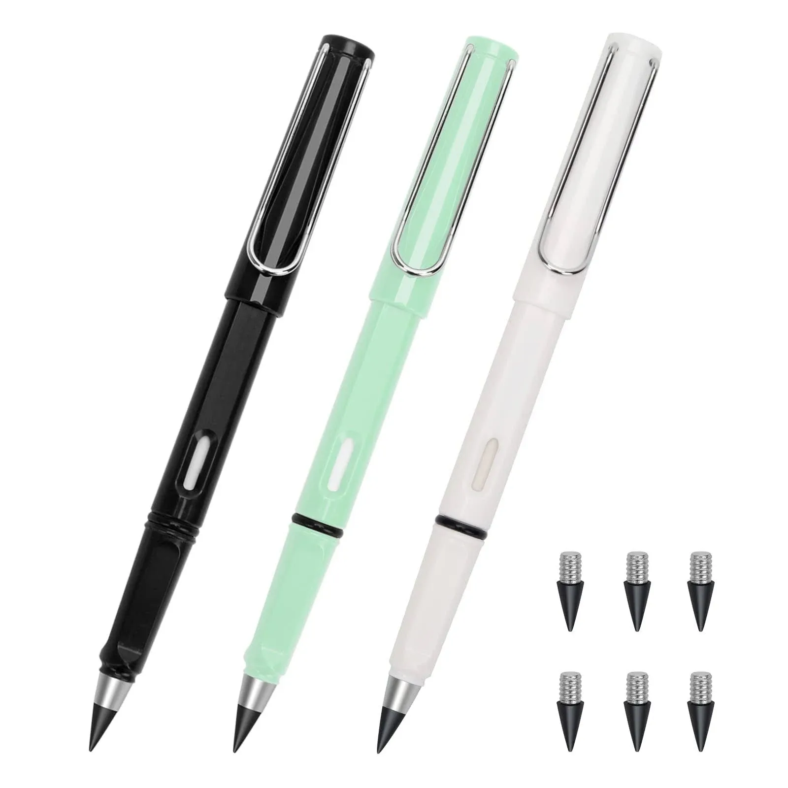 Hoedia 3pcs Everlasting Pencil Unlimited Inkless Pencilreusable Everlasting Pen ...