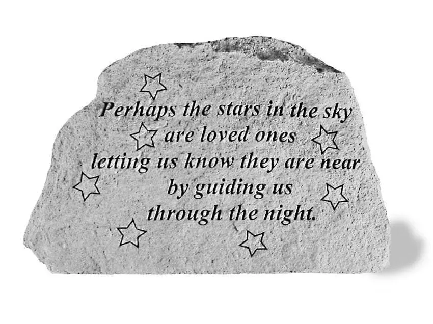 Perhaps The Stars in The Sky Memorial Accent Stone