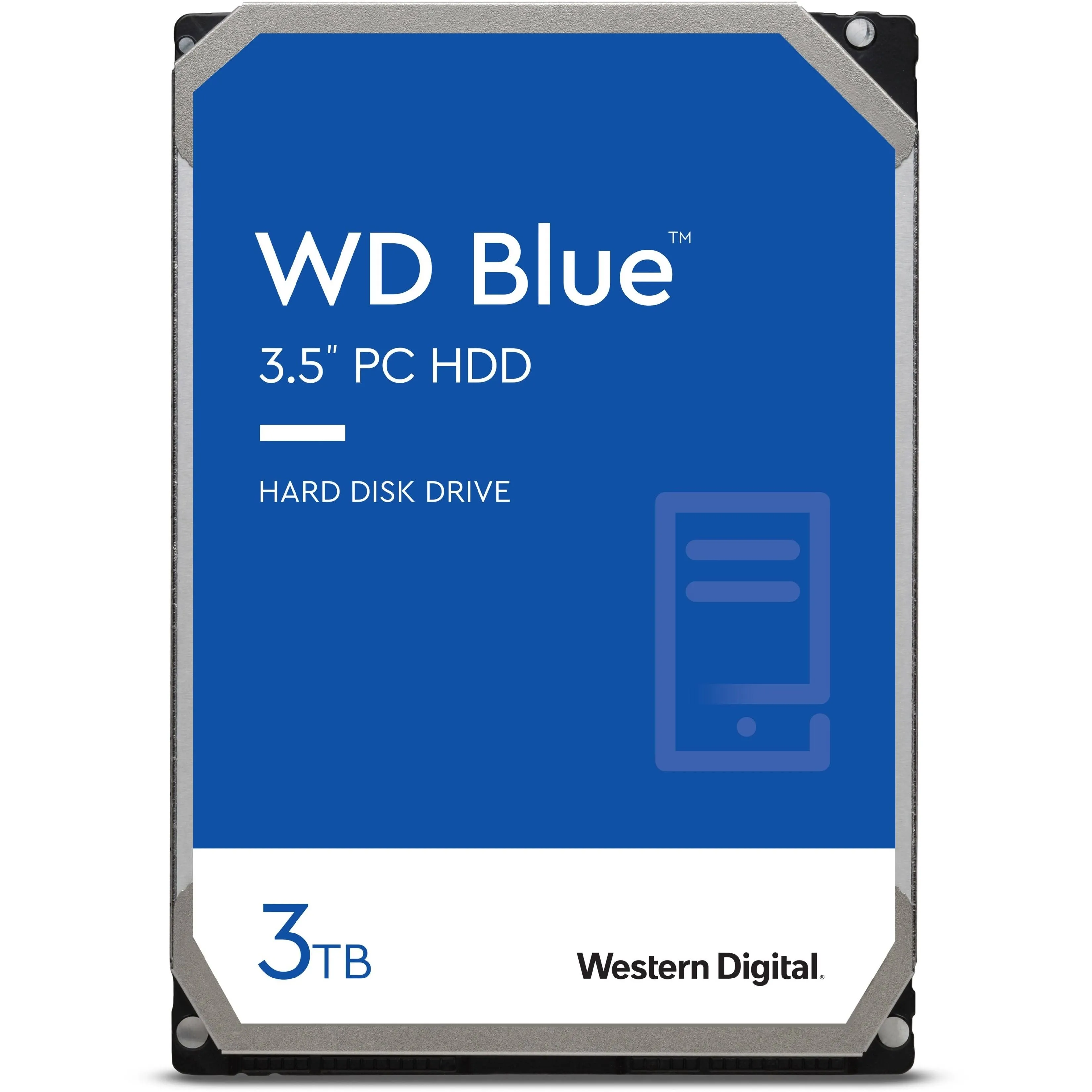 Western Digital 3TB WD Blue PC Internal Hard Drive HDD - 5400 RPM, SATA 6 Gb/s, 256 MB Cache, 3.5" - WD30EZAX 