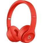 Beats Solo3 Wireless On-Ear Headphones with Apple W1 Headphone Chip, Red, MX472LL/A